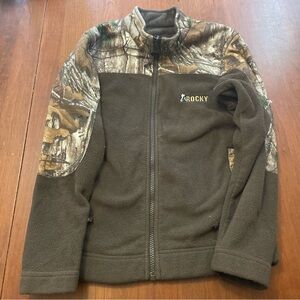 Rocky zip up fleece sweatshirt, medium